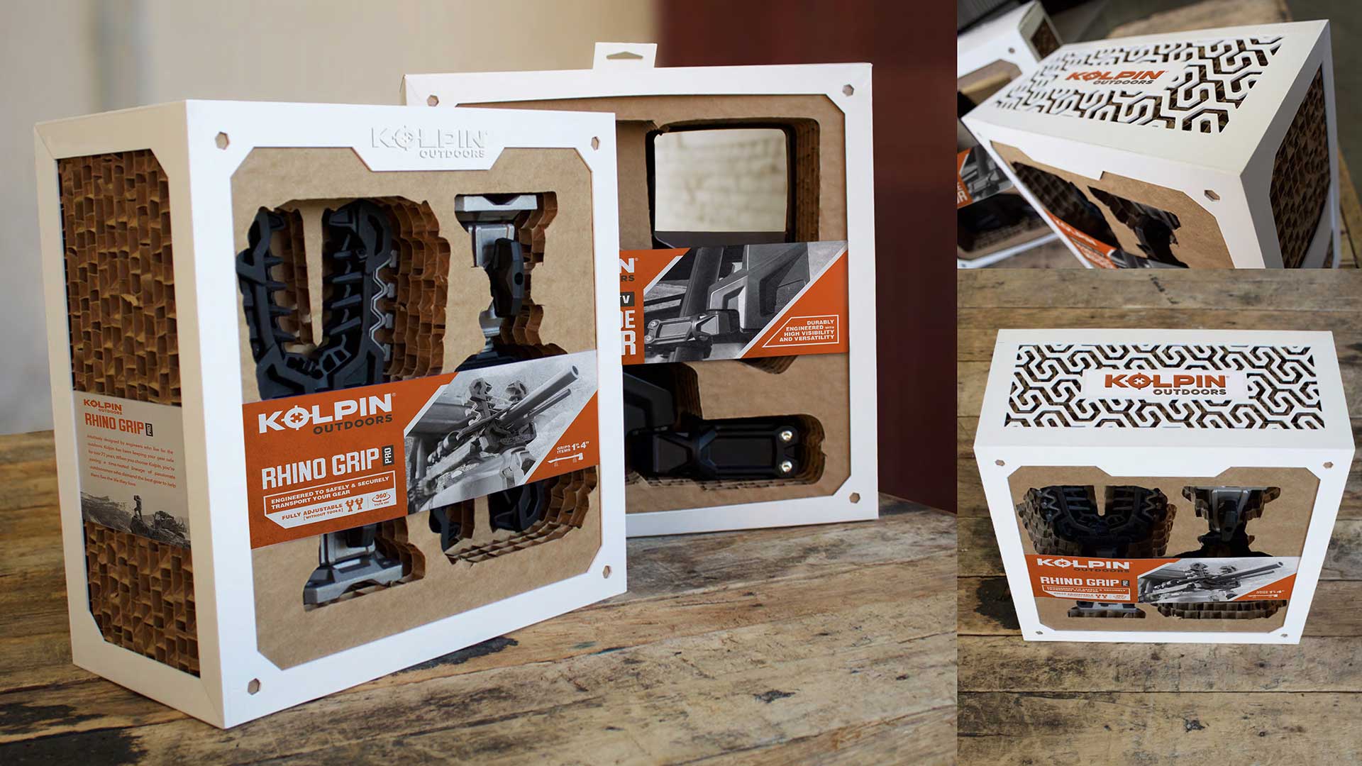 Kolpin Outdoors Brand rhino grips packaging prototype