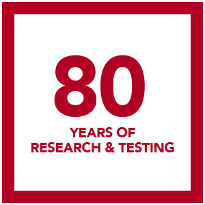 Fisher Design 80 years of research and testing.